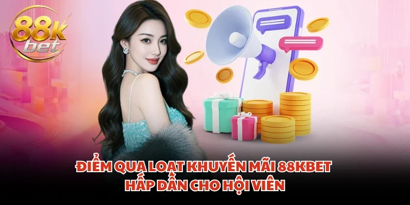 Điểm qua loạt khuyến mãi 88KBET hấp dẫn cho hội viên